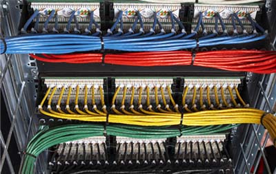 Пример качественно выполненного монтажа СКС