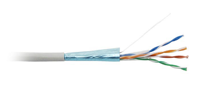 F/UTP4, 24 AWG (PVC, LSZH)