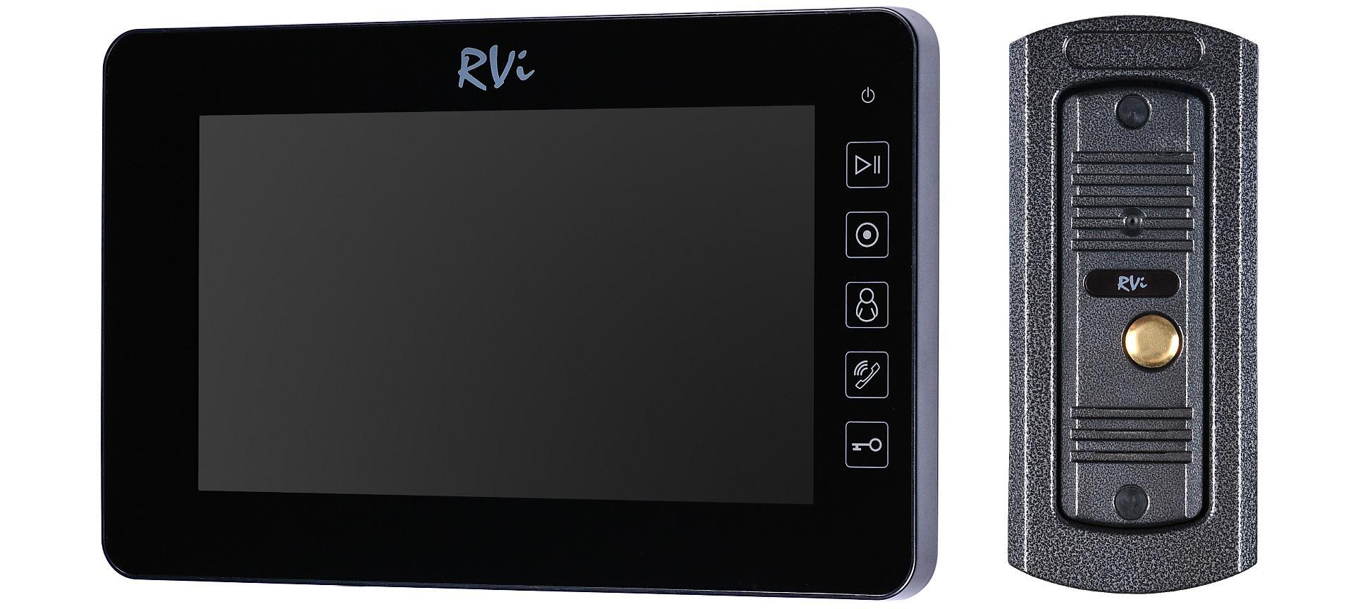 RVi-VD7-21M (черный) + RVi-305 LUX