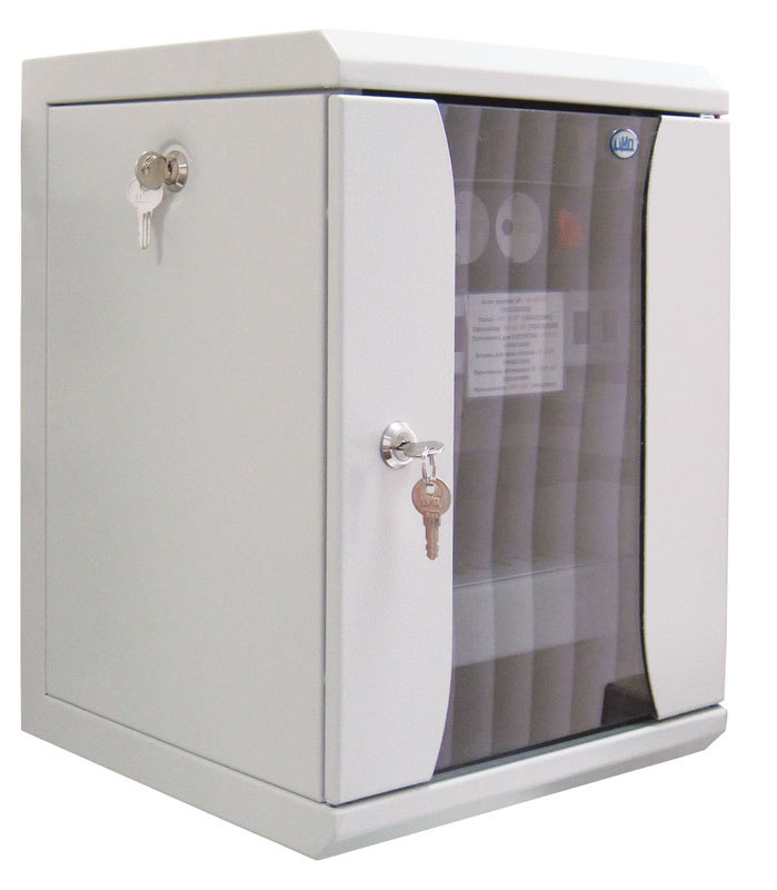 Шкаф телекоммуникационный настенный 10&amp;quot; 8U, (350х255) (ЦМО)