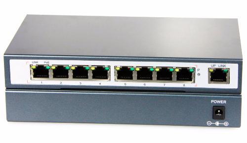 POE 31008P  PОE коммутатор 8+1 портов
