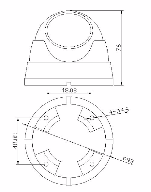 PX-AHD61A-ICR-S1, f=3.6мм, 720p