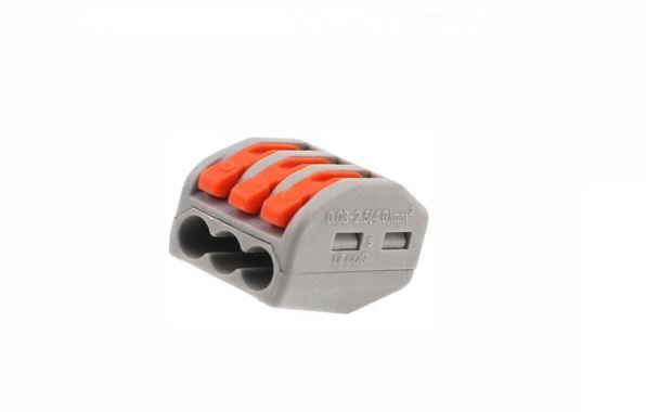 Соединитель клеммный PCT-213 (аналог WAGO 222-413) 3 контакта (упк. 20шт.)