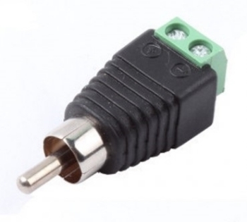 RCA-08M разъем RCA (папа)