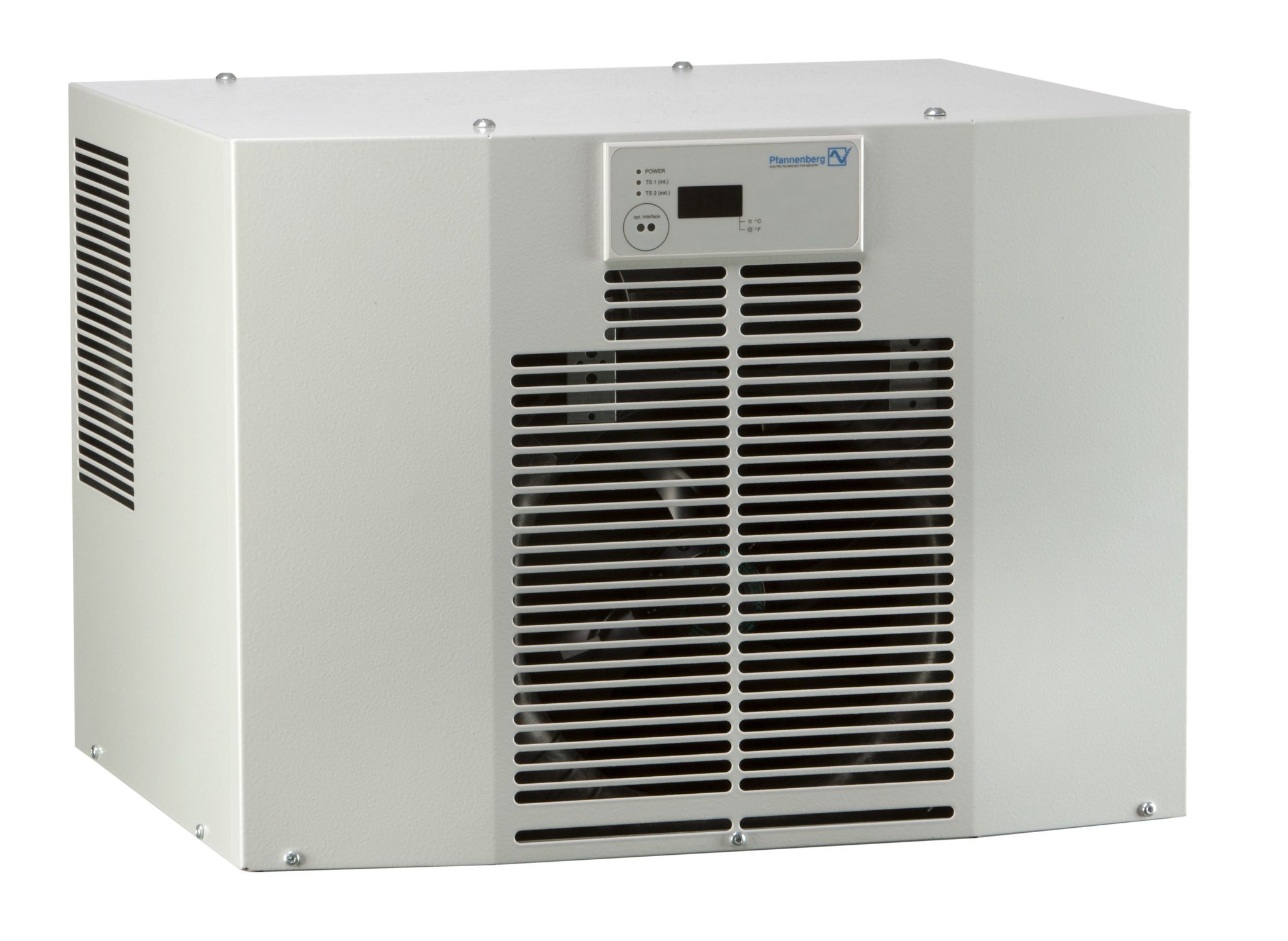 Кондиционер в крышу шкафов Elbox серии EMS, 435х595х495, 2000 Вт, 230 В, цвет серый (ЦМО)