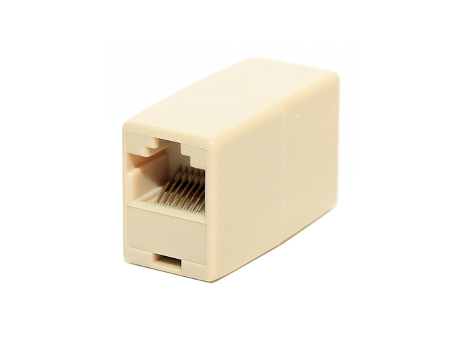 Проходной адаптер RJ45 (2 гнезда 8p-8c) RIPO