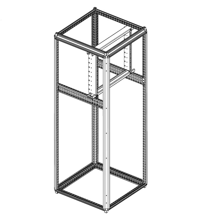 Комплект направляющих 9U для шкафов серии EMS шириной 600 мм. (ЦМО)