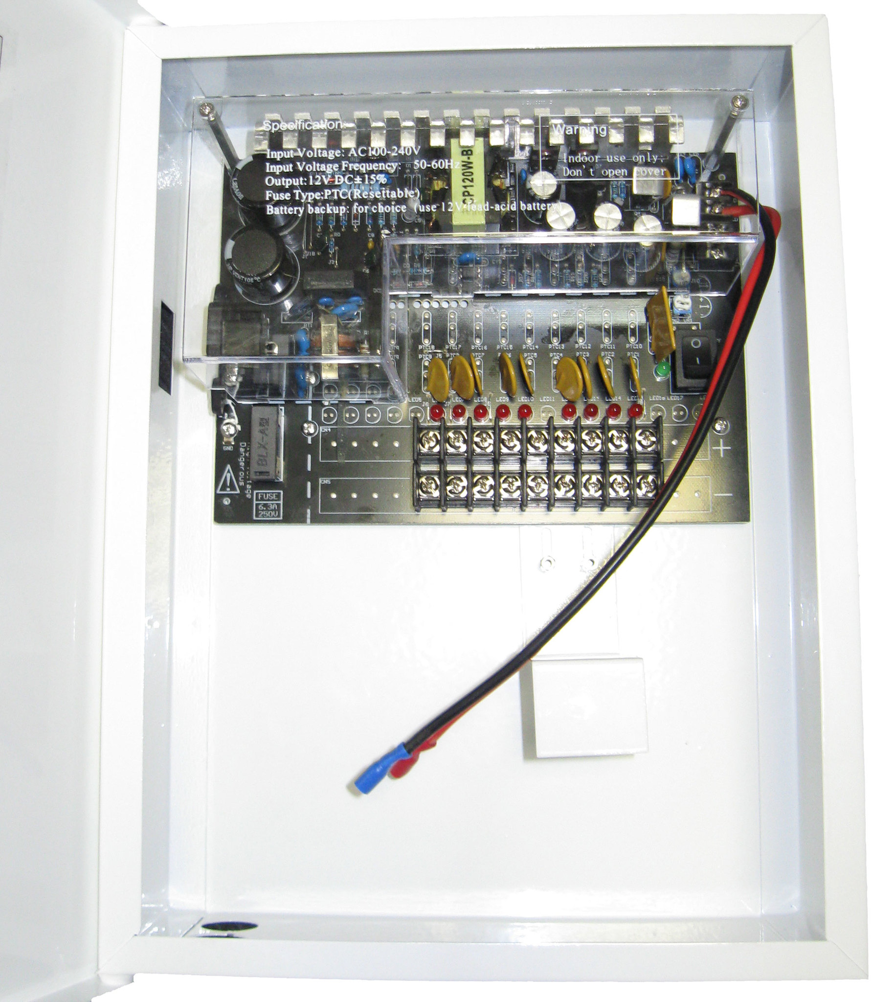 EVW-1209-10M блок питания 9 канальный, 10А