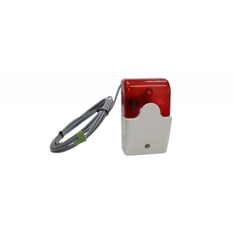 Hyperline VMS-1030 Сигнализатор аварийный, звуковое и световое оповещение, 12V DC, 1A, используется с системами мониторинга серии MS-8xxx