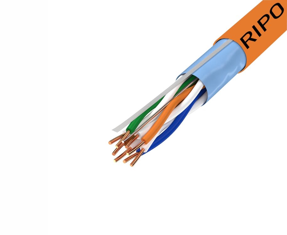 FTP4CAT5E 24AWG Cu LSZH нг(B)-HF AVS  (305m) 0.48