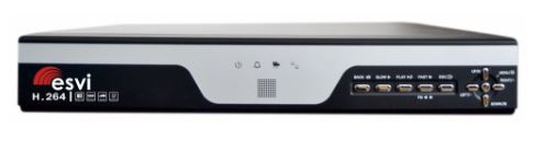 EVD-6216NLSX-1  Гибридный 16-и канальный AHD регистратор 1080N*12к/с ESVI