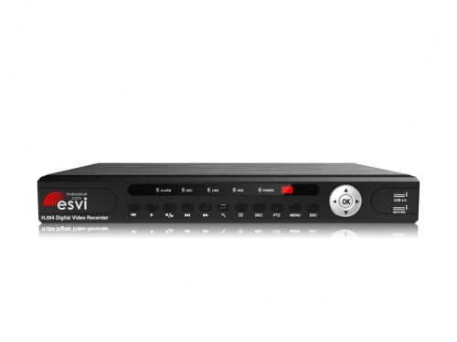 EVD-X2008U  Гибридный 8-ми канальный 5 в 1 видеорегистратор 1080N*15к/с ESVI