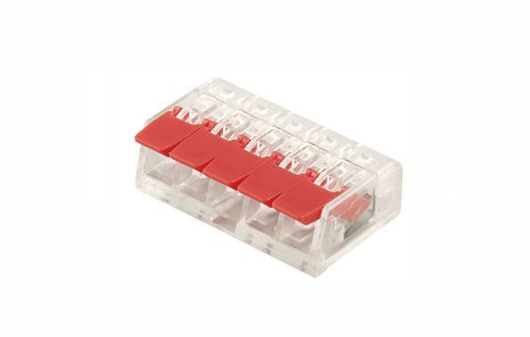 Соединитель клеммный PCT-415 (аналог 221-415) 5 контактов (упк. 5 шт.)