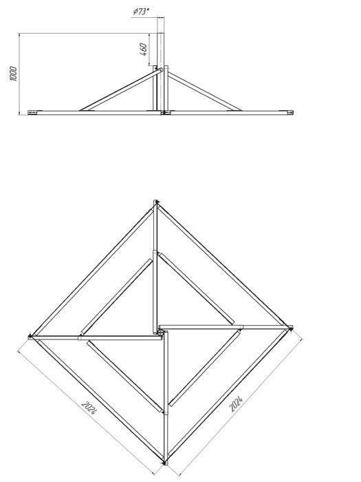 Опора КЛМП.301329.012 (ОПП-1,2-73КР) Yomo