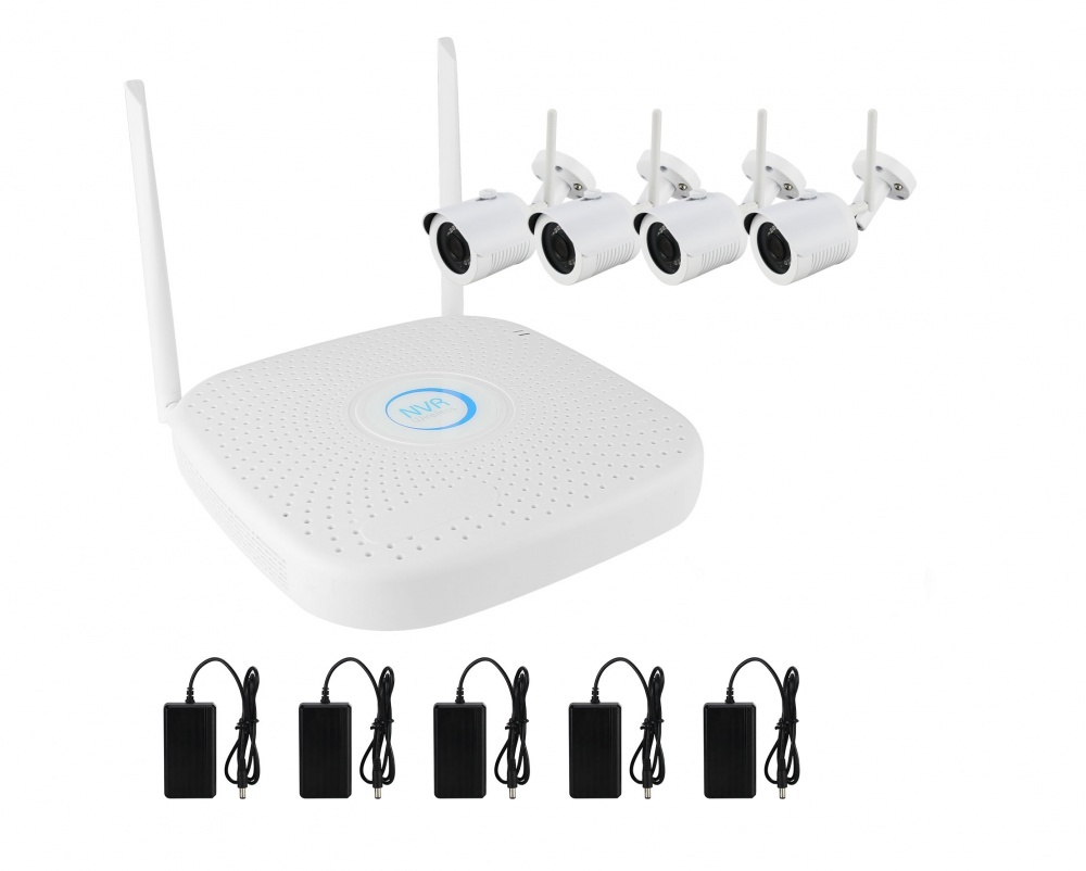 PX-KIT-PG420-20W комплект видеонаблюдения на 4 wi-fi видеокамеры 1080P