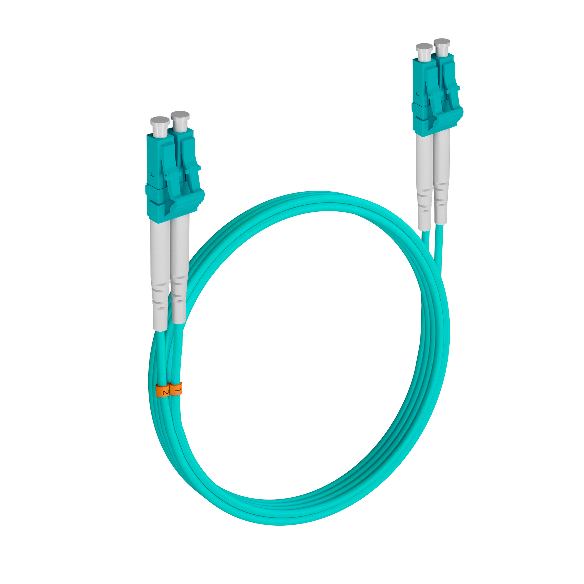 Шнур оптический PC-2MM(OM3)-LCU/LCU-3-1.0м-YOMO LSZH