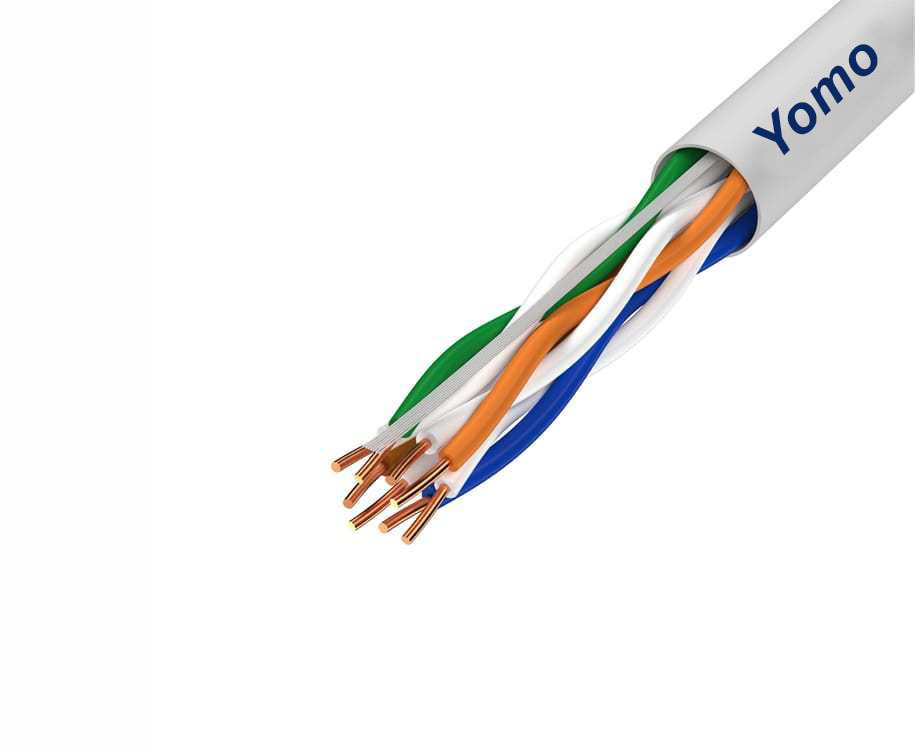 UTP 4 CAT5E 24AWG Cu Yomo Plus, 305м.,Fluke test 0.46