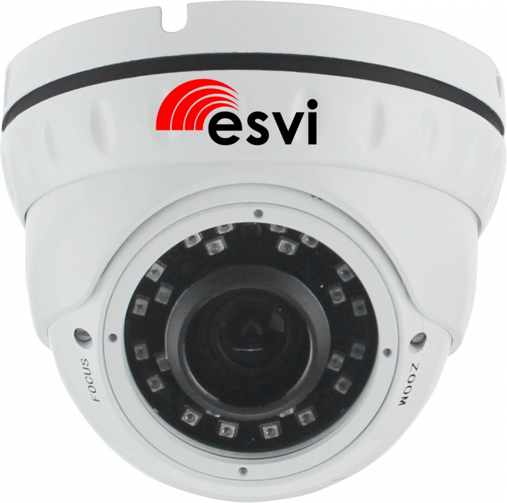 IP видеокамера ESVI EVC-DNT-S20AF-P, f=2.7-13.5мм, 2.0Мп, POE, автофокус