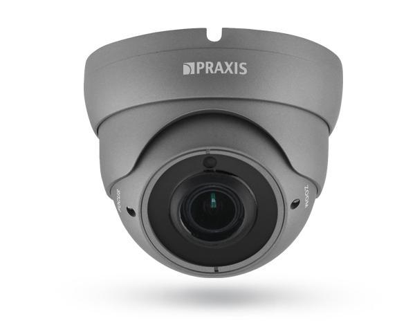 PE-7112MHD 2.8-12, мультиформатная видеокамера наружной установки Praxis