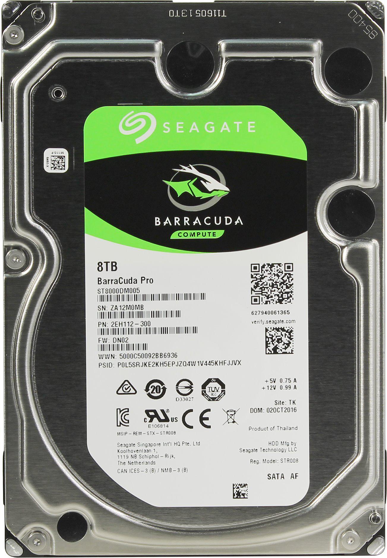 HDD 8000 GB (8 TB) SATA-III Barracuda (ST8000DM005)