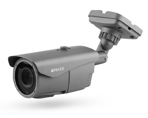 PB-7115MHD 2.8-12, мультиформатная видеокамера наружной установки Praxis