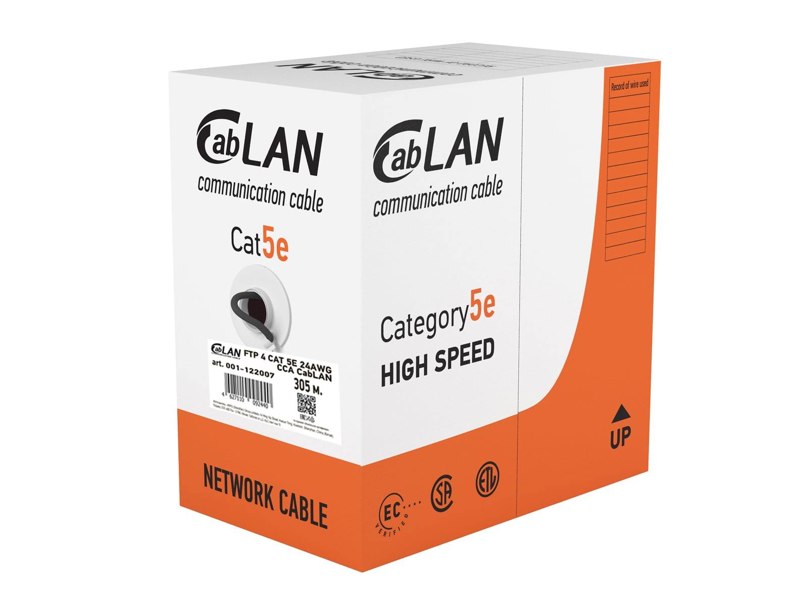 FTP4CAT5E 24AWG CCA  CabLAN (305m) 0.41