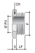DKC / ДКС 6052-20 Втулка защитная, М20х1,5