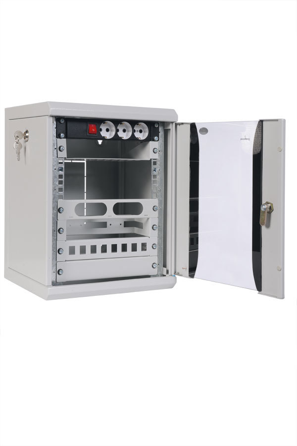 Шкаф телекоммуникационный настенный 10&amp;quot; 8U, (350х255) (ЦМО)