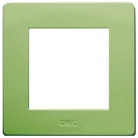 DKC / ДКС 75010P In-liner Classic Рамка одноместная, светло-зеленый RAL 6019, 2М, "BRAVA"