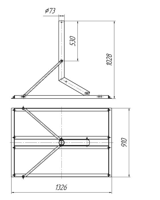 Опора КЛМП.301329.005 (ОПП-1,2-73У) Yomo