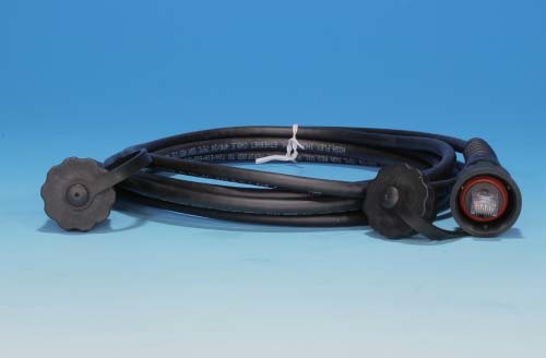 Hyperline PC-IE-LPM-UTP-RJ45-RJ45-C5e-1M-BK Промышленный патч-корд U/UTP, IP67, категория 5e, с защитными крышками, 1 м, черный