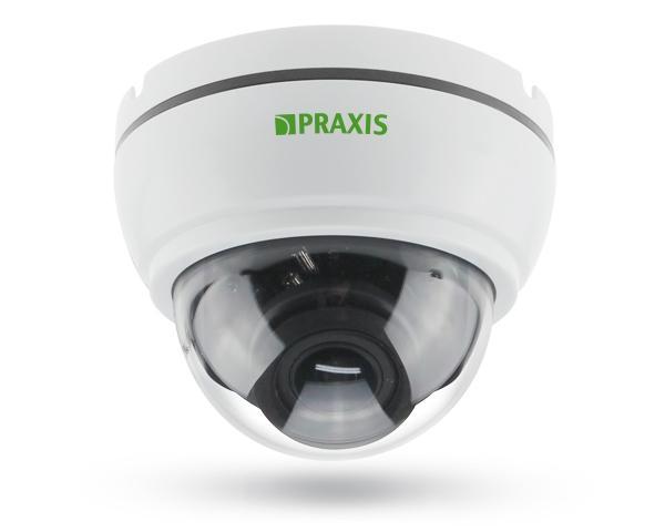 PP-7111MHD 2.8-12, мультиформатная видеокамера купольная Praxis