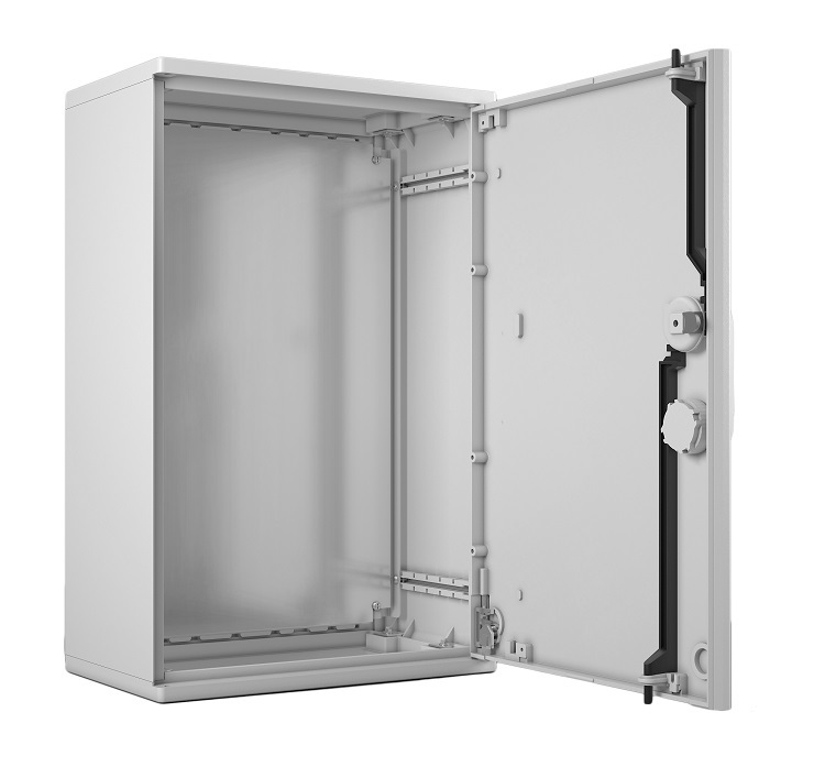 Электротехнический шкаф полиэстеровый IP44 (В800*Ш800*Г250) EP с двумя дверьми (ЦМО)