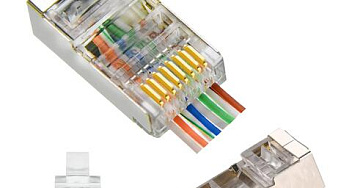 Применение разъемов RJ-45
